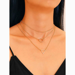 3/$30 Choker Dainty Gold Delicate Necklace Set